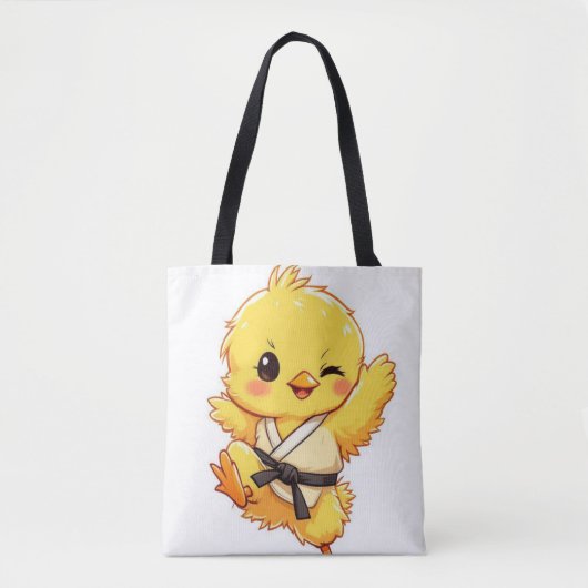 Sac fourre-tout Karaté Poulette (Devant)