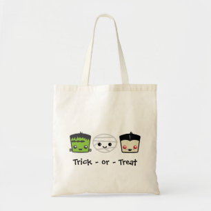 Sac fourre-tout Kawaii Frankenstein Mummy Dracula
