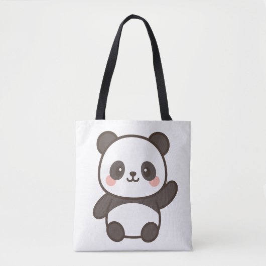 Sac fourre-tout 🐼 Kawaii Panda 👜 (Devant)