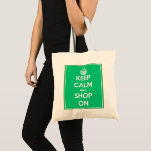 Sac fourre-tout « Keep Calm and Shop On »