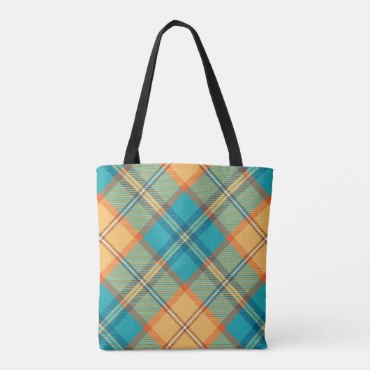 Sac fourre-tout Kingfisher Tartan (Dos)