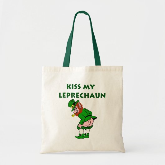 Sac fourre-tout Kiss My Leprechaun (Devant)