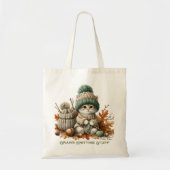 Sac fourre-tout Knittin' Kittens personnalisé (Devant)