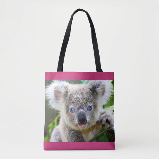 Sac fourre-tout Koala aux yeux bleus (Devant)