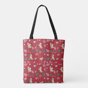 Sac fourre-tout Labrador Retriever Noël Mignon Kaw