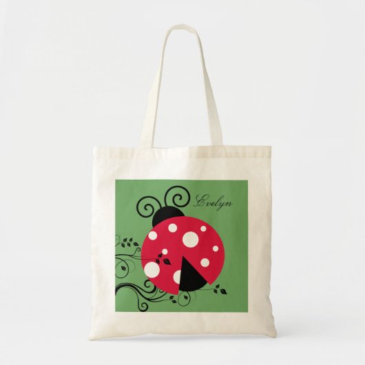 Sac fourre-tout Ladybug de la dame personnalisée (Devant)