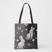 Sac fourre-tout lapin de Pâques (Devant)