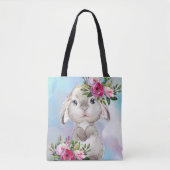 Sac fourre-tout lapin de Pâques (Devant)