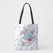 Sac fourre-tout Lapin en main (Devant)