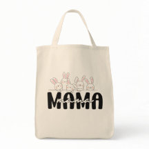 Sac fourre-tout lapin mignonne Mama - cadeau de la