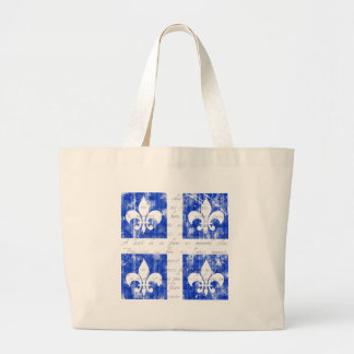 Sac fourre-tout léger du Québec Fleur-De-lis