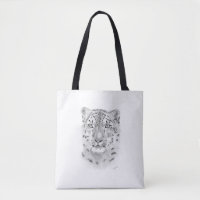 Sac fourre-tout léopard des neiges