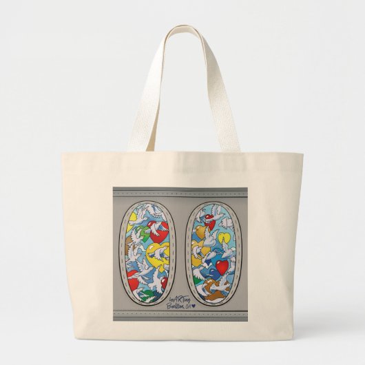 Sac fourre-tout - Les oiseaux à aimer (Devant)