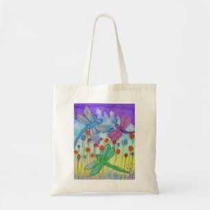 sac fourre-tout - libellules délicieuses