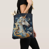 Sac fourre-tout licorne (De près)