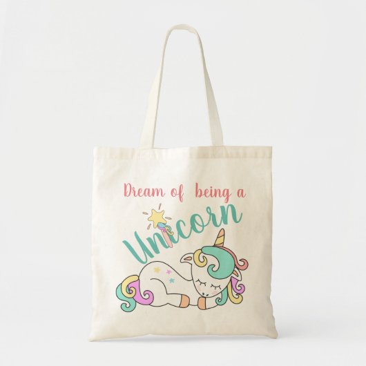 Sac fourre-tout Licorne (Devant)