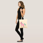 Sac fourre-tout licorne mignonne – Réutilisable Fa (Devant (modèle))