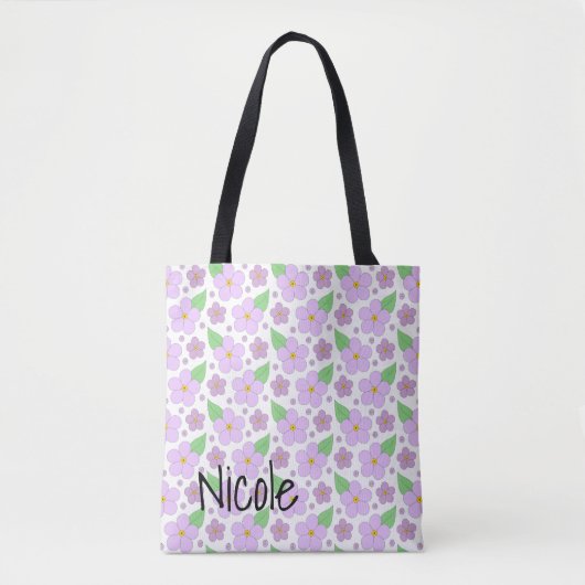 Sac fourre-tout Lilac Flowers (Devant)