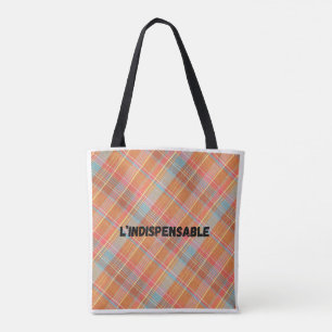 Sac fourre-tout L'indispensable - Motif Madras