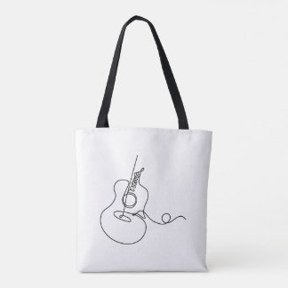 Sac fourre-tout : Line Art (Guitare)