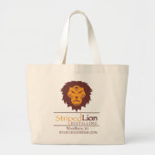 Sac fourre-tout Lion rayé (Devant)