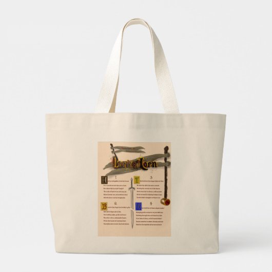 Sac fourre-tout littéraire Merch "Lord of Lorn" (Dos)