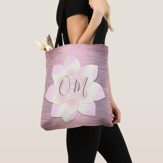 Sac fourre-tout Lotus OM Rose Blush (De près)