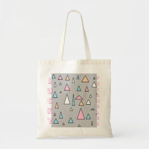 Sac fourre-tout Lucky Triangles Pastel Colors