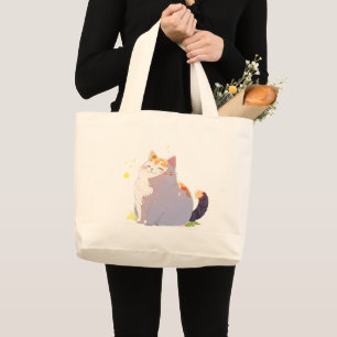 Sac fourre-tout Magique Chat Rond Heureux