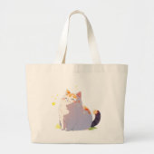 Sac fourre-tout Magique Chat Rond Heureux (Devant)