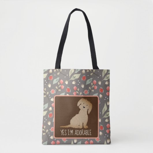 Sac fourre-tout MALTIPOO adorable (Devant)