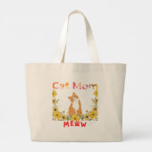 Sac fourre-tout maman chat (Dos)