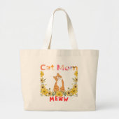 Sac fourre-tout maman chat (Devant)