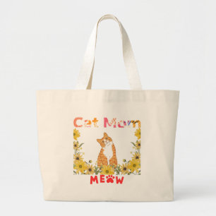 Sac fourre-tout maman chat