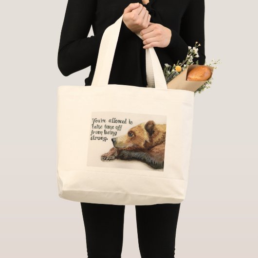 Sac fourre-tout Maman Ours (Devant (produit))