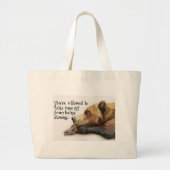 Sac fourre-tout Maman Ours (Devant)