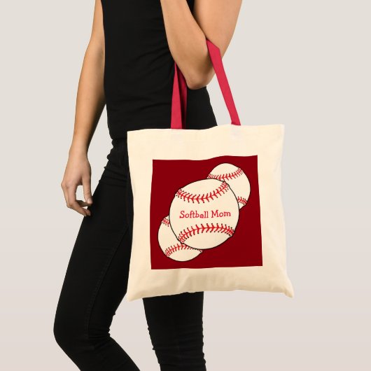 Sac fourre-tout maman softball (Devant (produit))
