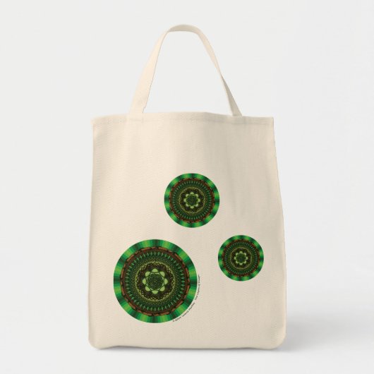 Sac fourre-tout Mandala de la Terre (Devant)