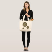 Sac fourre-tout Mandala Gemini (Devant (modèle))