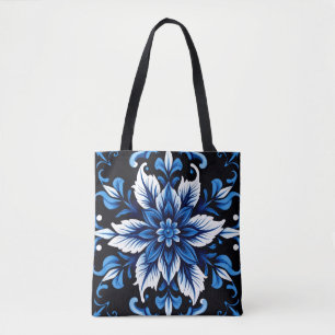 sac fourre-tout mandala saphir