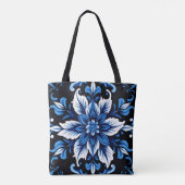 sac fourre-tout mandala saphir (Dos)