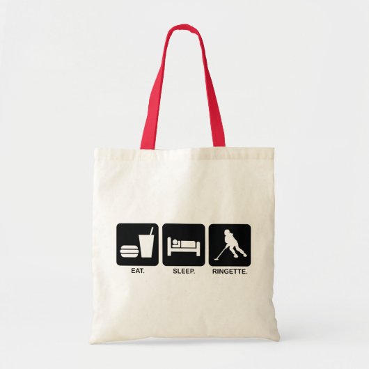 Sac fourre-tout "mangez de sommeil de Ringette (Devant)