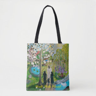 sac fourre-tout "Marcher avec le Christ"