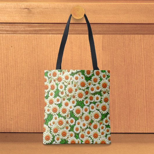 Sac fourre-tout Marguerites blanches