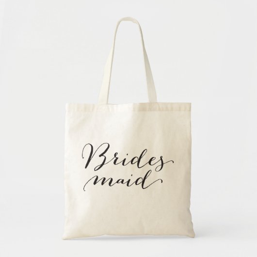 Sac fourre-tout Mariage du Bridesmaid Script (Devant)