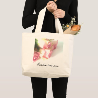 Sac fourre-tout mariage Jumbo avec rose rose rose