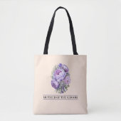 Sac fourre-tout mariage lavande (Devant)