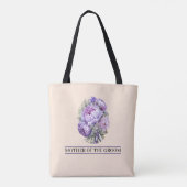 Sac fourre-tout mariage lavande (Dos)