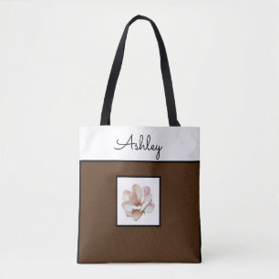 Sac fourre-tout marron monogramme