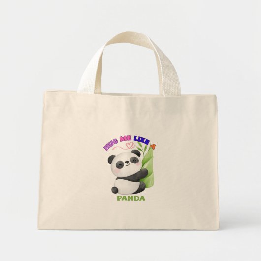 🐼 Sac fourre-tout - Me serrer dans un bras comme  (Devant)